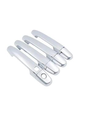 适用于06-10款丰田雅力士Yaris Vitz拉手碳纤纹门外把手亮黑门碗