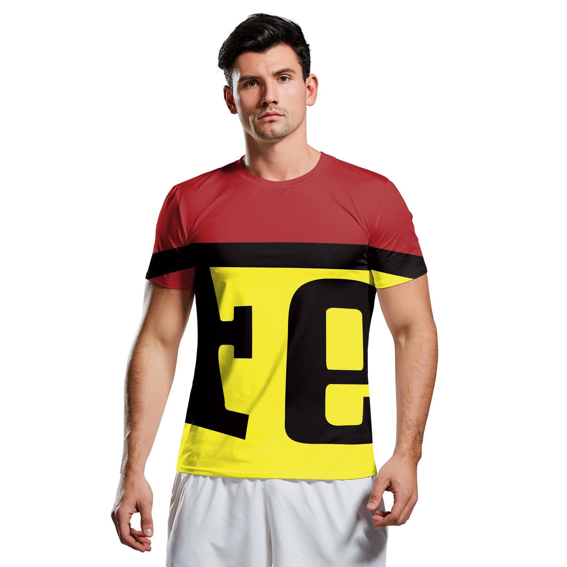 厂家直销2023欧美春夏跨境新品服装T恤游戏周边cos服休闲印花短袖