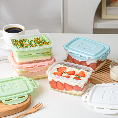 蛋糕盒子慕斯千层蛋糕包装盒酸奶奶酪甜品可循环重复使用豆乳盒子