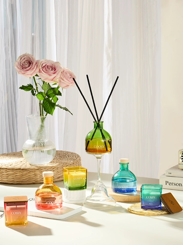 Серия COSSY Flower Story Свеча для ароматерапии Беспламенная ароматерапия Цитрусовый аромат Дезодорация в помещении Свежесть воздуха