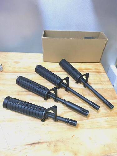 甜蜜old school文森六孔排气管老学校配件xm177m723 m733通用前截