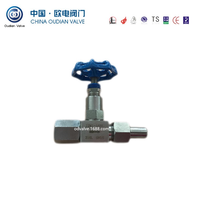 仪表针型阀JJM1-16RL不锈钢高压仪表阀针型阀门304材质