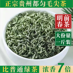 都匀毛尖2026新茶特级高山云雾茶叶自己喝口粮茶贵州绿茶散装 500g