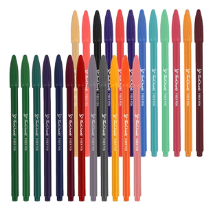Touch mark水性纤维马克笔彩虹手账笔中性笔做笔记水笔标记笔简约记号笔禅绕笔可爱纤维水性笔学生日记缠绕画