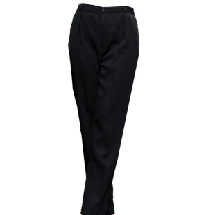 酒店客房服务员工作服长裤松紧腰直筒裤子物业保洁裤子女餐饮裤子