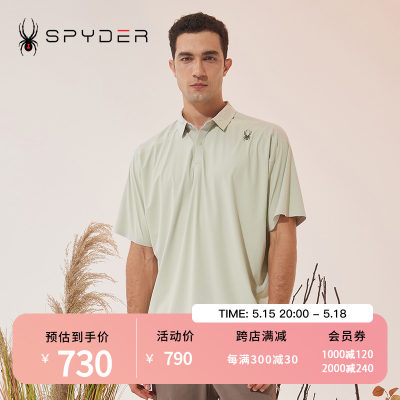 新品短袖POLOSpyder23年新款