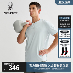 男子TRAINING系列休闲运动凉感短袖 SPYDER春夏新品 T恤25MS421M