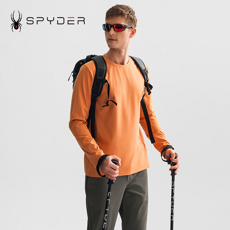 SPYDER春夏新品男子HIKING系列圆领套头长袖T恤25MS437M,运动服/休闲服装,运动T恤,淘宝优惠券,粉丝福利购,淘宝优惠卷