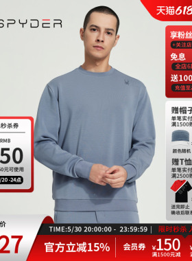 SPYDER蜘蛛春夏男子URBAN LIFE休闲运动宽松舒适圆领卫衣24MS315M