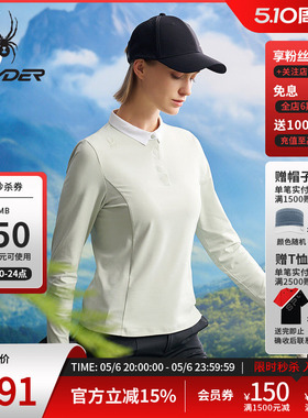 SPYDER蜘蛛春夏女子NATURE GOLF休闲运动长袖POLO衫25CS414W