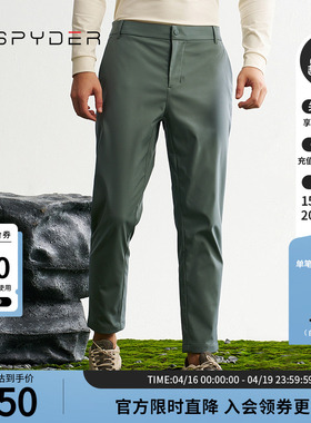 SPYDER蜘蛛秋冬男子MOUNTAIN LIFE保暖户外休闲运动长裤24EF543M