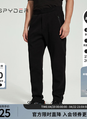 SPYDER蜘蛛春夏男子TRAINING宽松保暖休闲运动裤直筒长裤24MR513M