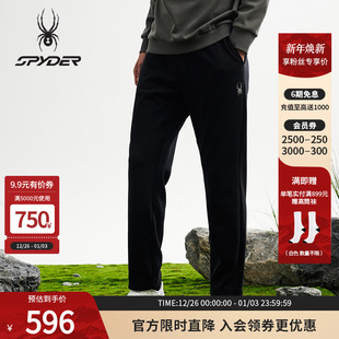 SPYDER蜘蛛秋冬男子舒适防寒保暖针织印花休闲运动长裤 25MF519M