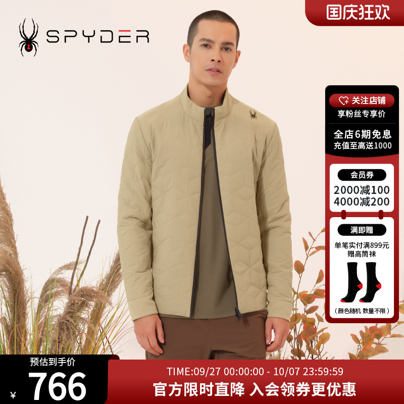SPYDER秋冬棉服男士棉袄户外保暖