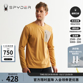 SPYDER蜘蛛秋冬男MOUNTAIN T恤24CF421M LIFE休闲舒适柔软圆领长袖