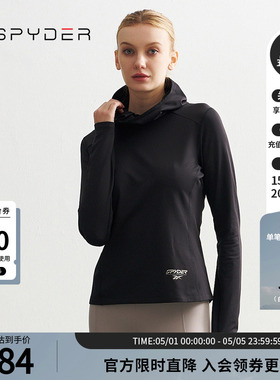 【REEBOK联名】SPYDER秋冬女子MOUNTAIN LIFE长袖连帽T恤24XF410W