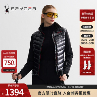 羽绒服24CF262W 保暖半高领修身 SPYDER蜘蛛秋冬女SKI PRO柔软时尚