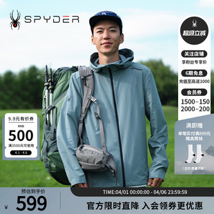 LIFE简约线条运动连帽夹克24MR111M SPYDER蜘蛛秋冬男子MOUNTAIN