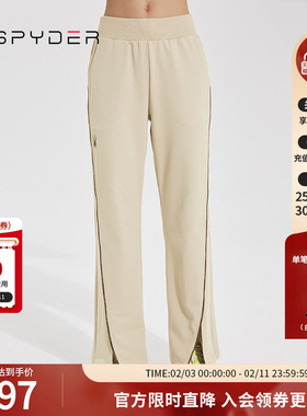 SPYDER新品女子URBAN LIFE秋冬宽松阔腿裤日常休闲长裤23CF516W