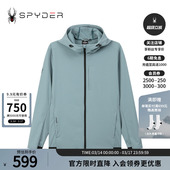 SPYDER蜘蛛秋冬男TRAINING简约舒适弹力运动连帽夹克外套24CR101M