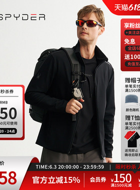 SPYDER蜘蛛秋冬男子MOUNTAIN LIFE保暖运动上衣夹克外套24MF101M