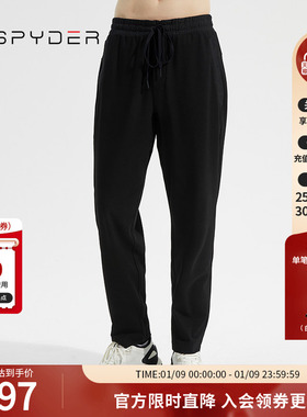 SPYDER蜘蛛春夏男356 STYLE隐藏式拉链口袋收脚运动长裤23CS509M