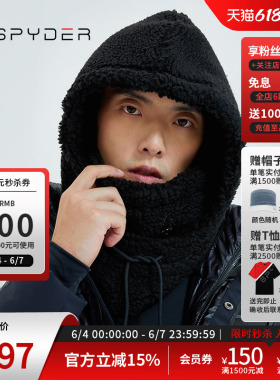 SPYDER蜘蛛秋冬男女同款356 STYLE时尚保暖羊羔绒帽子21CF906U