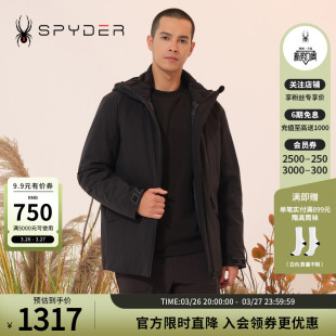 SPYDER蜘蛛秋冬男子SKI LIFE户外三合一保暖夹克外套23CF203M