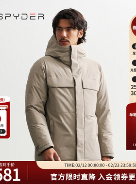 SPYDER秋冬新品男MOUNTAIN LIFE 舒适保暖户外休闲羽绒服24CF241M