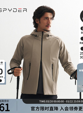 SPYDER秋冬新品男子MOUNTAIN LIFE 保暖舒适休闲夹克外套24CF141M