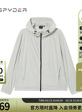 SPYDER新品男子URBAN LIFE春季户外休闲运动夹克连帽外套24MS141M