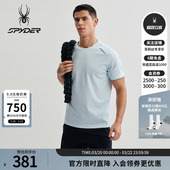 SPYDER蜘蛛春夏男子TRAINING户外休闲运动短袖 T恤25CS497M