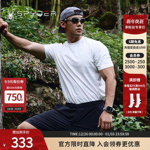 SPYDER蜘蛛春夏男子URBAN T恤24MR481M LIFE舒适纯色休闲圆领短袖