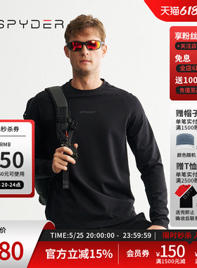 SPYDER蜘蛛秋冬男子MOUNTAIN LIFE户外休闲运动长袖T恤24MF401M