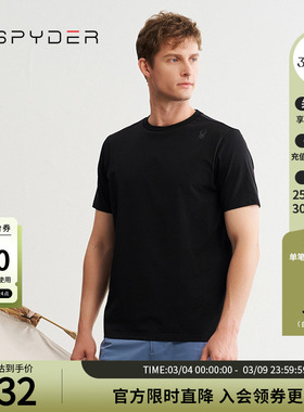 SPYDER夏季新品男子URBAN LIFE透气户外休闲运动短袖T恤24MS479M