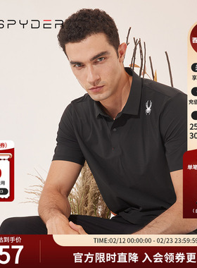 SPYDER蜘蛛男子经典商务TRAININGPOLO衫23CS441M