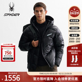 SPYDER蜘蛛秋冬男MOUNTAIN LIFE保暖舒适休闲连帽羽绒服24CF213M