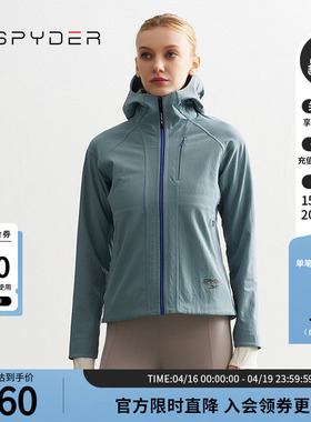 【REEBOK联名】SPYDER蜘蛛秋冬女MOUNTAINLIFE防水外套24XF122W