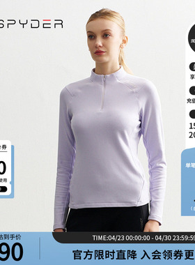 SPYDER蜘蛛秋冬女子MOUNTAIN LIFE舒适保暖休闲长袖T恤24CF422W