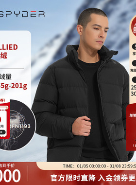 SPYDER新品男子SKI LIFE羽绒服保暖外套23EF219M