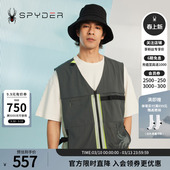 SPYDER蜘蛛男子马甲登山钓鱼多袋宽松网眼356 STYLE背心23CS123M
