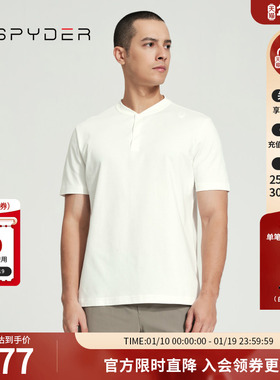 SPYDER蜘蛛春夏男URBAN LIFE舒适凉感休闲商务运动POLO衫24MS403M