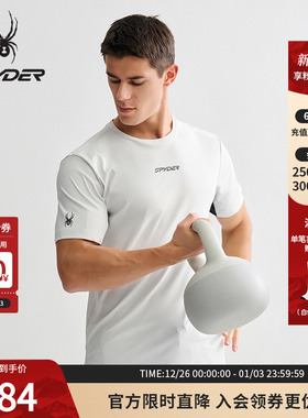 SPYDER春夏新品男子TRAINING短袖休闲运动T恤25CS499M