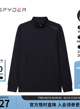 SPYDER蜘蛛秋冬男TRAINING舒适保暖休闲运动长袖T恤24CF445M