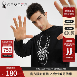 印花T恤22ES441U STYLE吸湿排汗时尚 SPYDER蜘蛛春夏男女同款 356