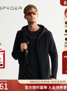 SPYDER秋冬新品男子MOUNTAIN LIFE 保暖休闲夹克连帽外套24CF105M