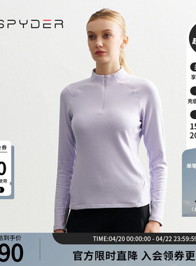 SPYDER蜘蛛秋冬女子MOUNTAIN LIFE舒适保暖休闲长袖T恤24CF422W