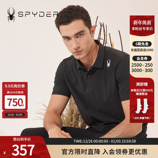 SPYDER蜘蛛男子经典 23CS441M 商务TRAININGPOLO衫