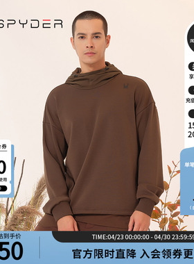 SPYDER蜘蛛秋冬男SKI LIFE舒适户外休闲防风内搭运动卫衣23CF315M