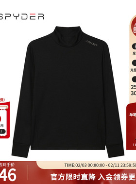 SPYDER秋冬新品女TRAINING系列舒适保暖休闲运动长袖T恤24CR406W